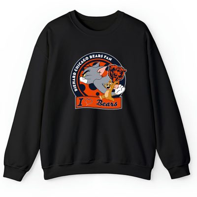 Tom And Jerry X Chicago Bears Team X NFL X American Football Unisex Sweatshirt TAS6136