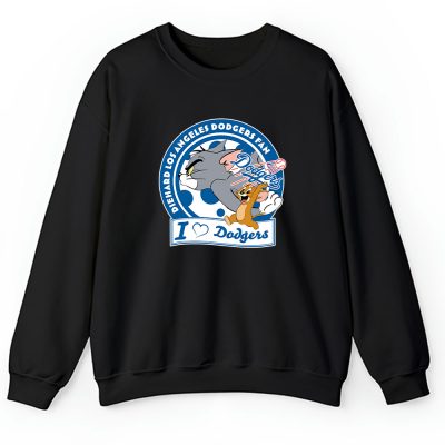 Tom And Jerry X Los Angeles Dodgers Team X MLB X Baseball Fans Unisex Sweatshirt TAS6119