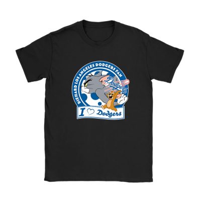 Tom And Jerry X Los Angeles Dodgers Team X MLB X Baseball Fans Unisex T-Shirt TAT6119