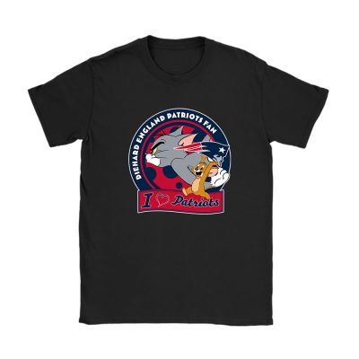 Tom And Jerry X New England Patriots Team X NFL X American Football Unisex T-Shirt TAT6140