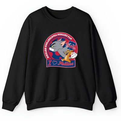 Tom And Jerry X Philadelphia Phillies Team X MLB X Baseball Fans Unisex Sweatshirt TAS6122