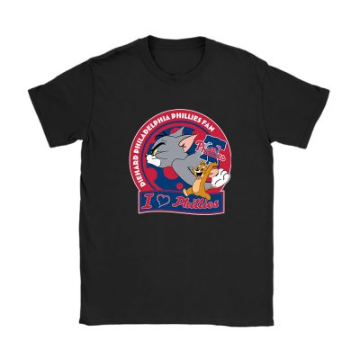 Tom And Jerry X Philadelphia Phillies Team X MLB X Baseball Fans Unisex T-Shirt TAT6122