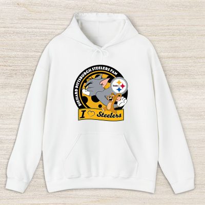 Tom And Jerry X Pittsburgh Steelers Team X NFL X American Football Unisex Hoodie TAH6143
