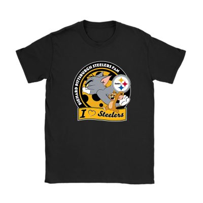 Tom And Jerry X Pittsburgh Steelers Team X NFL X American Football Unisex T-Shirt TAT6143