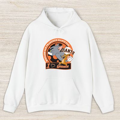 Tom And Jerry X San Francisco Giants Team X MLB X Baseball Fans Unisex Hoodie TAH6123