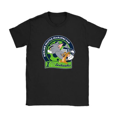 Tom And Jerry X Seattle Seahawks Team X NFL X American Football Unisex T-Shirt TAT6144