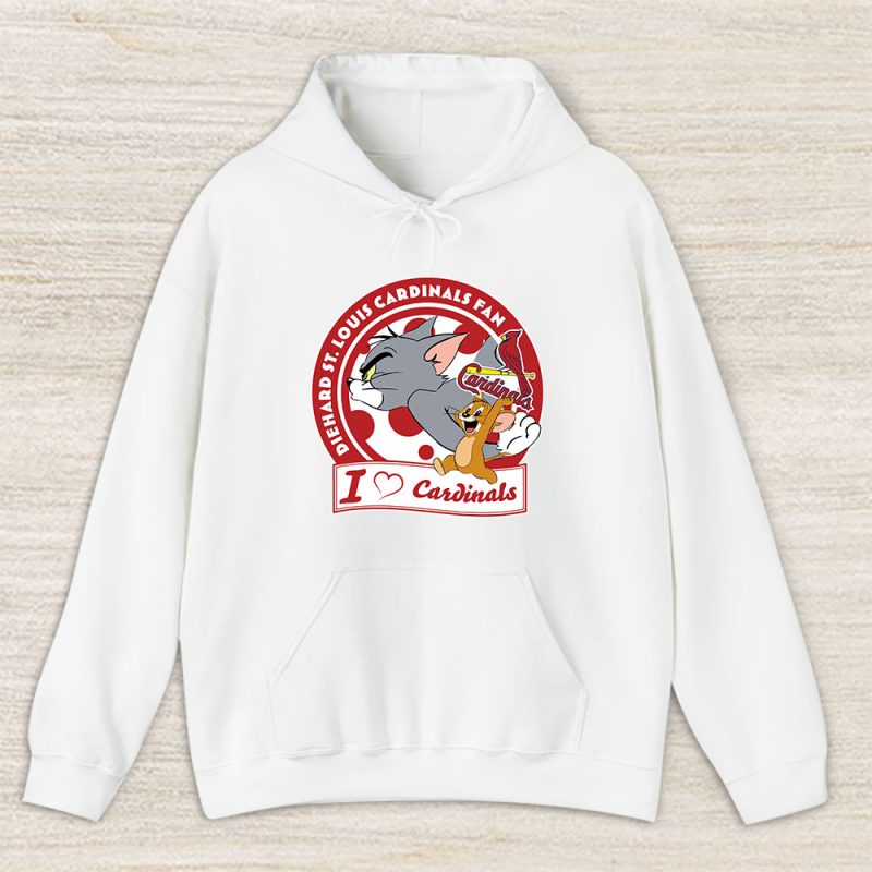 Tom And Jerry X St. Louis Cardinals Team X MLB X Baseball Fans Unisex Hoodie TAH6124