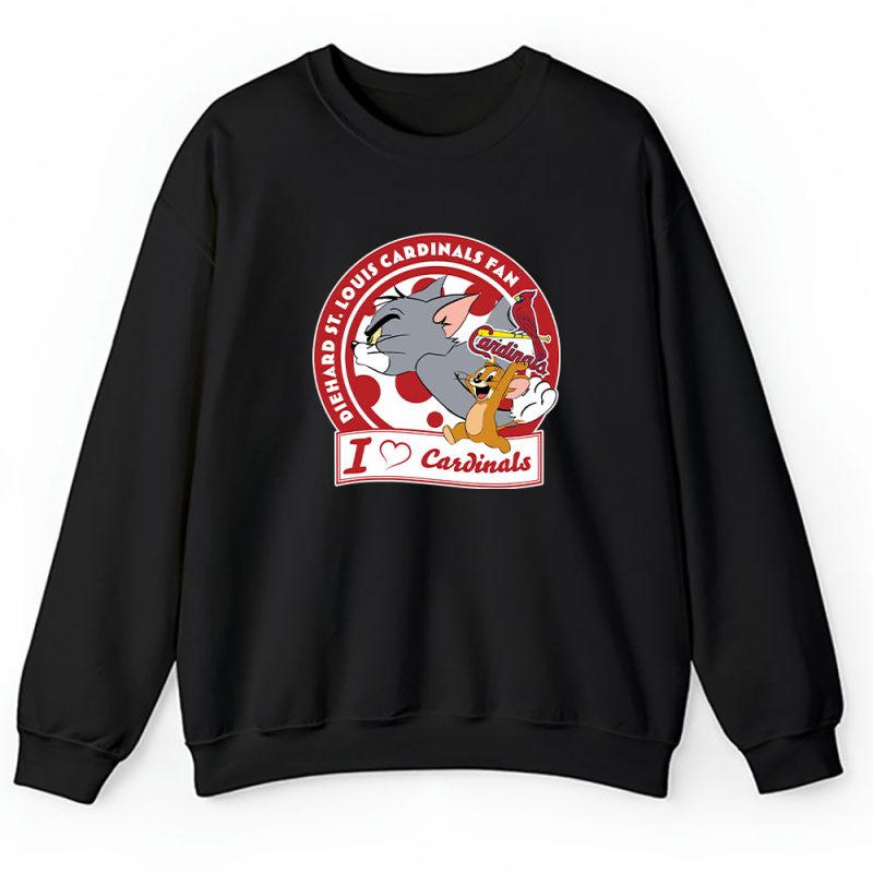 Tom And Jerry X St. Louis Cardinals Team X MLB X Baseball Fans Unisex Sweatshirt TAS6124