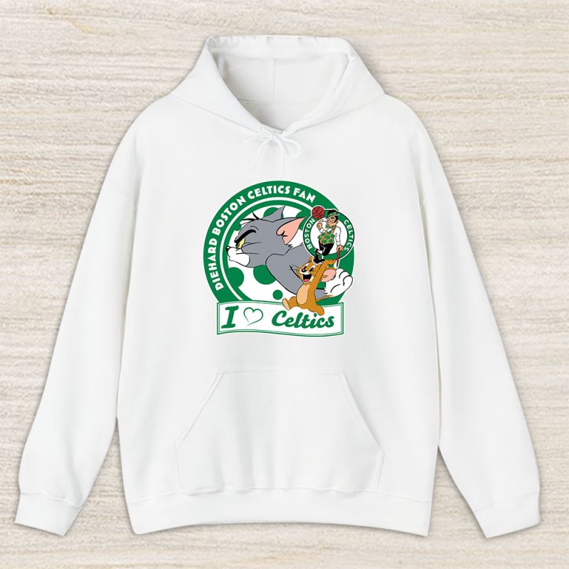 Tom Jerry X Boston Celtics Team X NBA X Basketball Unisex Hoodie TAH6127