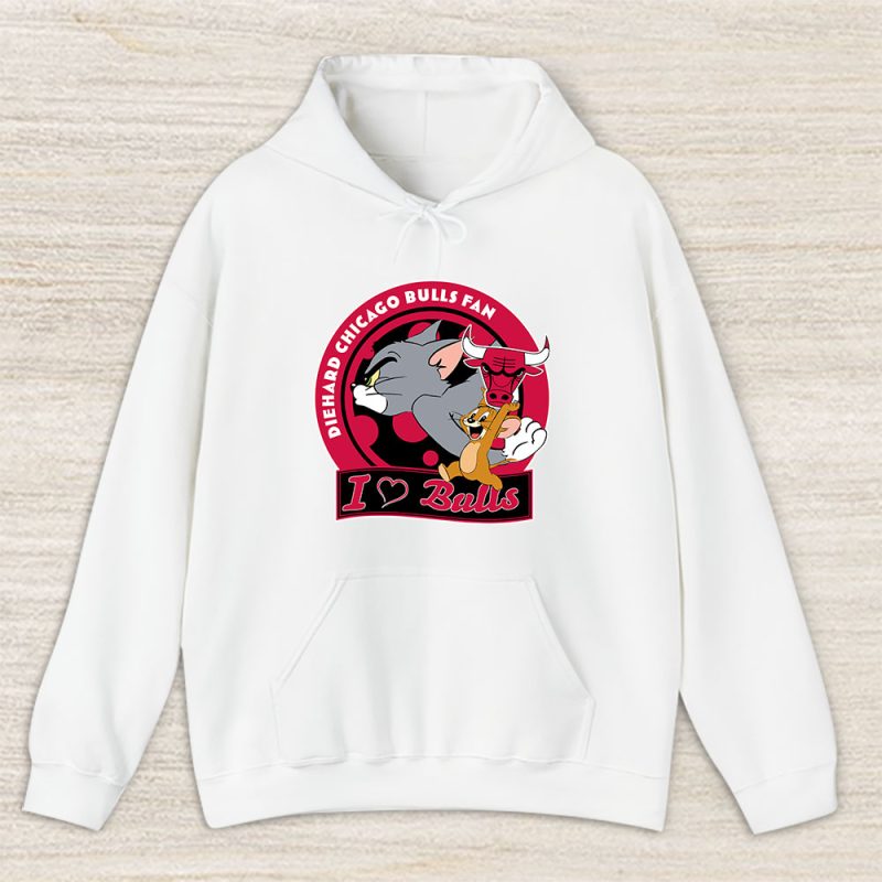 Tom Jerry X Chicago Bulls Team X NBA X Basketball Unisex Hoodie TAH6128