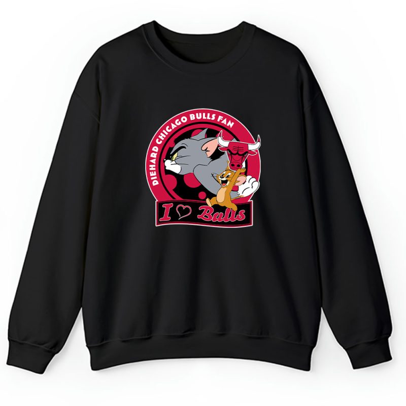 Tom Jerry X Chicago Bulls Team X NBA X Basketball Unisex Sweatshirt TAS6128