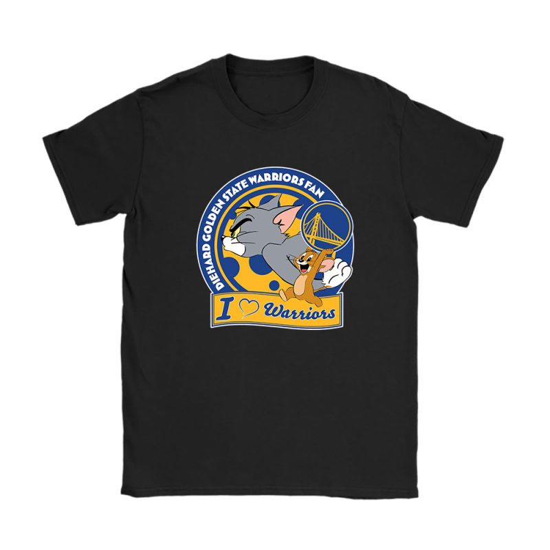 Tom Jerry X Golden State Warriors Team X NBA X Basketball Unisex T-Shirt TAT6130