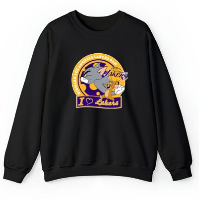 Tom Jerry X Los Angeles Lakers Team X NBA X Basketball Unisex Sweatshirt TAS6132