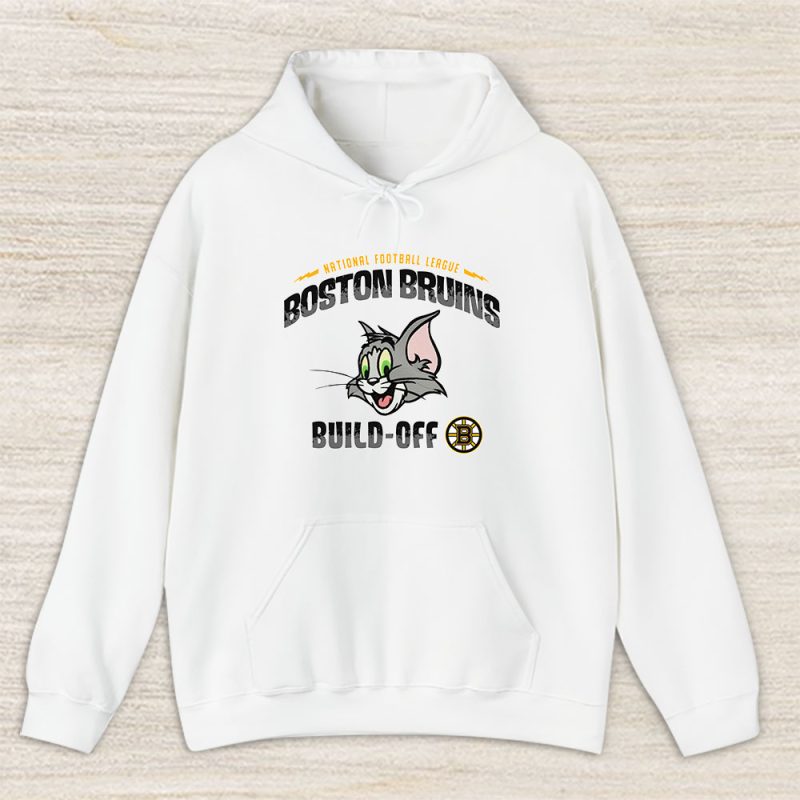 Tom X Tom And Jerry X Boston Bruins Team NHL Hockey Fan Unisex Hoodie TAH6186