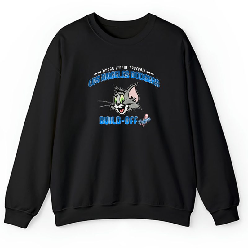 Tom X Tom And Jerry X Los Angeles Dodgers Team MLB Baseball Fans Unisex Sweatshirt TAS6159