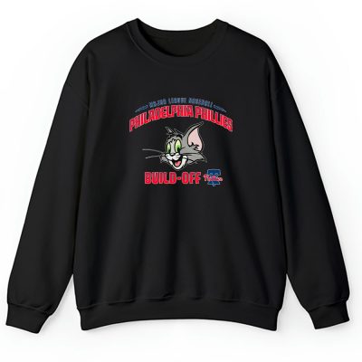 Tom X Tom And Jerry X Philadelphia Phillies Team MLB Baseball Fans Unisex Sweatshirt TAS6162