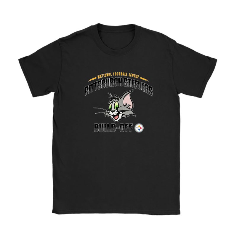 Tom X Tom And Jerry X Pittsburgh Steelers Team X NFL X American Football Unisex T-Shirt TAT6183