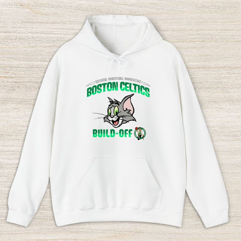 Tom X Tom And Jerryx Boston Celtics Team NBA Basketball X Tshirt Fan Unisex Hoodie TAH6166