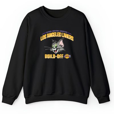 Tom X Tom And Jerryx Los Angeles Lakers Team NBA Basketball X Tshirt Fan Unisex Sweatshirt TAS6172