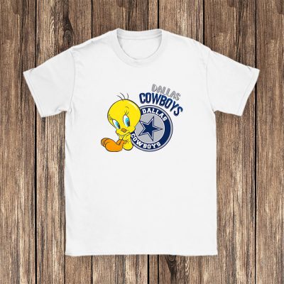 Tweety Bird X A Tale Of Two Kitties X Dallas Cowboys Team NFL American Football Unisex T-Shirt TAT6217