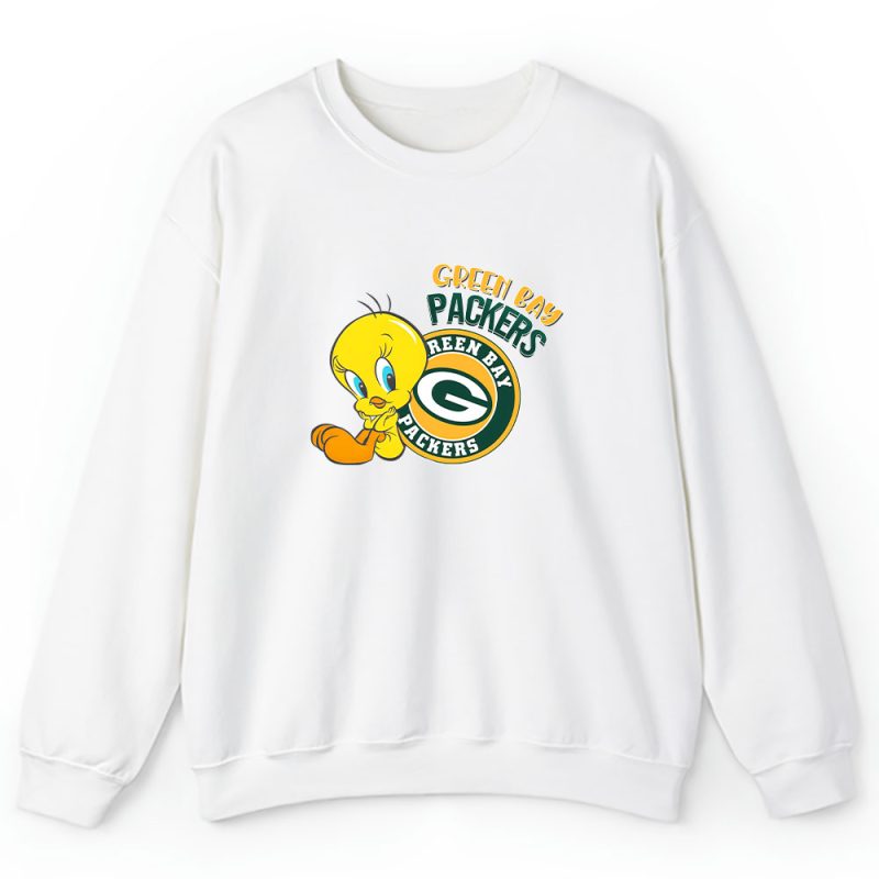 Tweety Bird X A Tale Of Two Kitties X Green Bay Packers Team NFL American Football Unisex Sweatshirt TAS6219