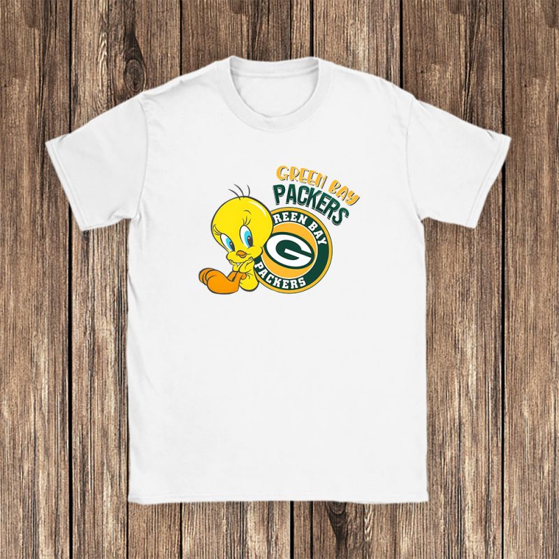 Tweety Bird X A Tale Of Two Kitties X Green Bay Packers Team NFL American Football Unisex T-Shirt TAT6219