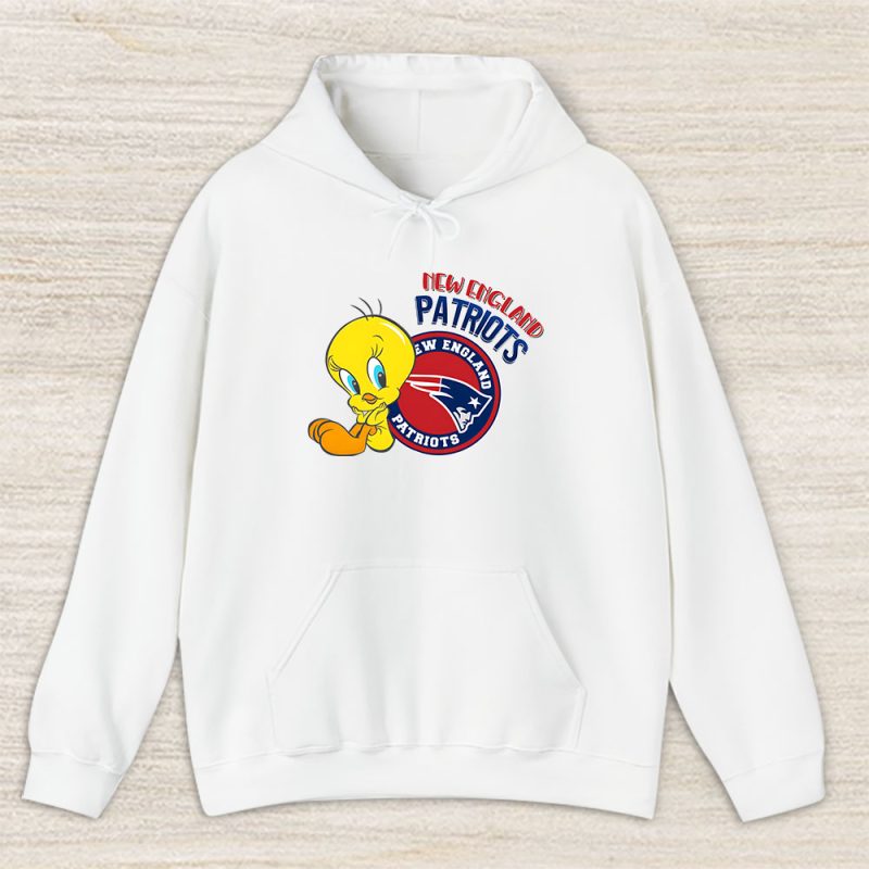 Tweety Bird X A Tale Of Two Kitties X New England Patriots Team NFL American Football Unisex Hoodie TAH6220