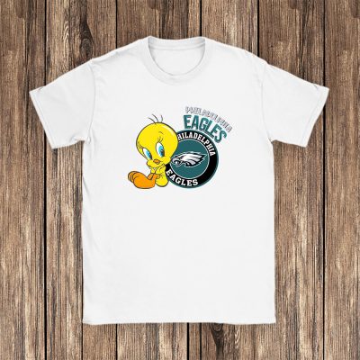 Tweety Bird X A Tale Of Two Kitties X Philadelphia Eagles Team NFL American Football Unisex T-Shirt TAT6222