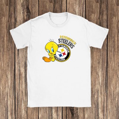 Tweety Bird X A Tale Of Two Kitties X Pittsburgh Steelers Team NFL American Football Unisex T-Shirt TAT6223