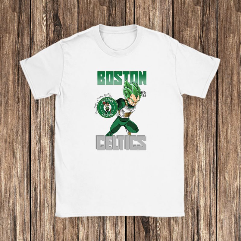 Vegata X Dragon Ball X Boston Celtics Team X NBA X Basketball Unisex T-Shirt TAT6226