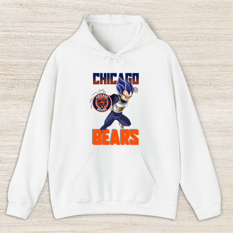Vegata X Dragon Ball X Chicago Bears Team X NFL X American Football Unisex Hoodie TAH6236