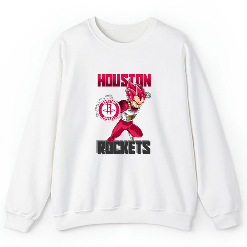 Vegata X Dragon Ball X Houston Rockets Team X NBA X Basketball Unisex Sweatshirt TAS6231