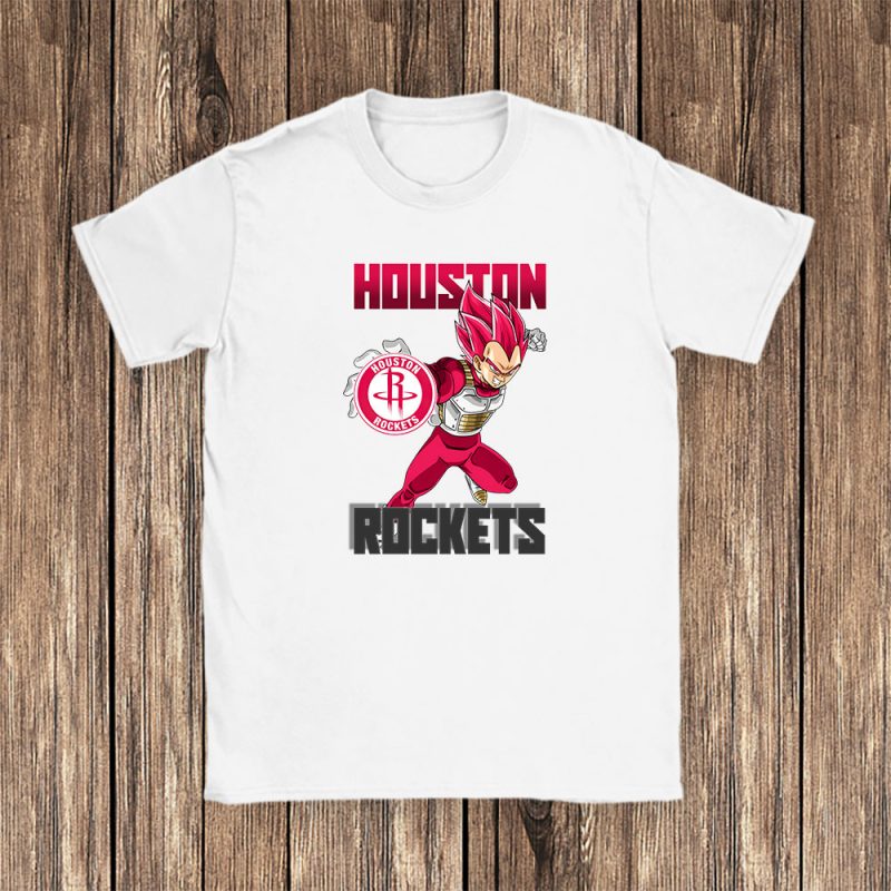 Vegata X Dragon Ball X Houston Rockets Team X NBA X Basketball Unisex T-Shirt TAT6231