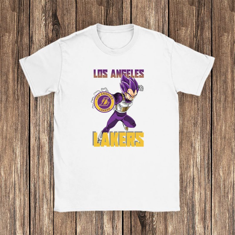 Vegata X Dragon Ball X Los Angeles Lakers Team X NBA X Basketball Unisex T-Shirt TAT6232