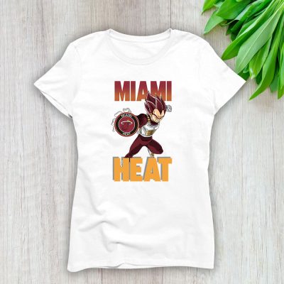 Vegata X Dragon Ball X Miami Heat Team X NBA X Basketball Lady Shirt Women Tee TLT6124