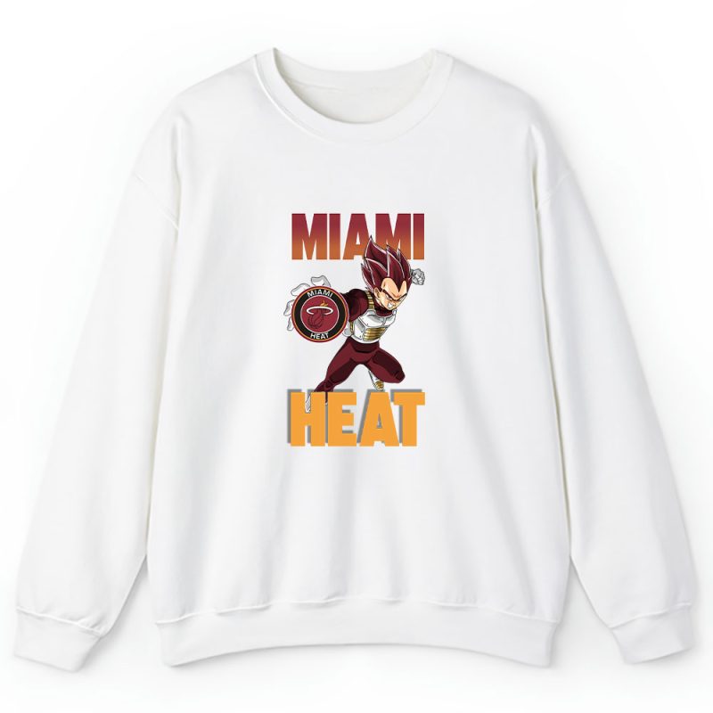 Vegata X Dragon Ball X Miami Heat Team X NBA X Basketball Unisex Sweatshirt TAS6234