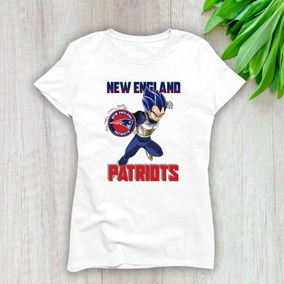 Vegata X Dragon Ball X New England Patriots Team X NFL X American Football Lady Shirt Women Tee TLT6129