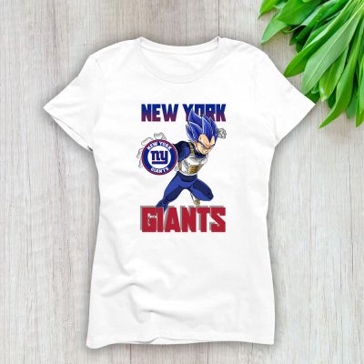 Vegata X Dragon Ball X New York Giants Team X NFL X American Football Lady Shirt Women Tee TLT6130