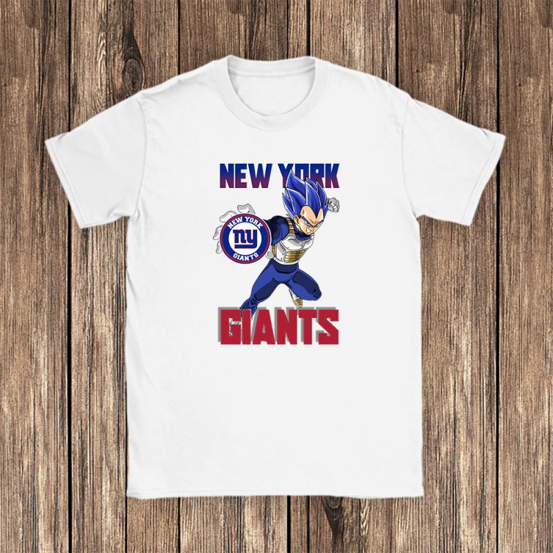 Vegata X Dragon Ball X New York Giants Team X NFL X American Football Unisex T-Shirt TAT6240