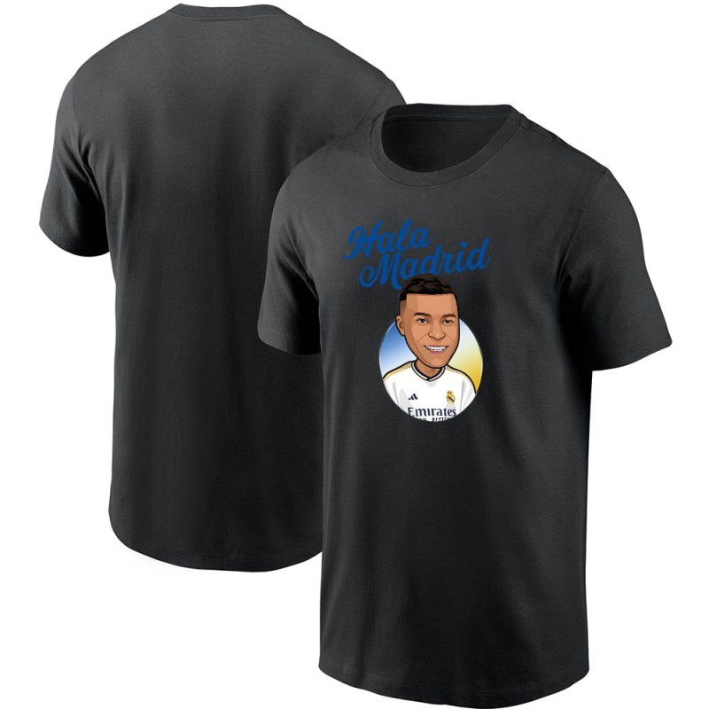 Wellcome Kylian Mbappe X Real Madrid Inspired Fans Unisex T-Shirt Cotton Tee TAT6821