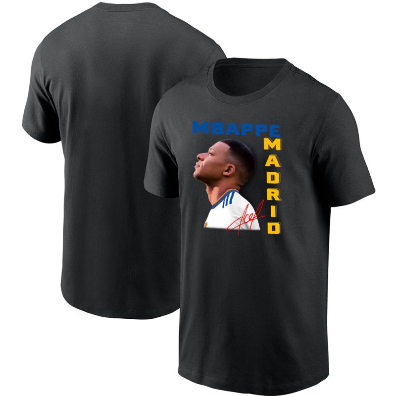 Wellcome Kylian Mbappe X Real Madrid Inspired Fans Unisex T-Shirt Cotton Tee TAT6822