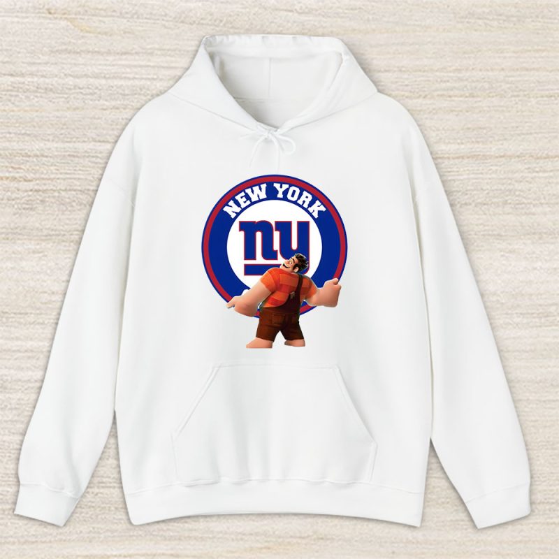 Wreckit Ralph X New York Giants Team X NFL X American Football Unisex Hoodie TAH6039