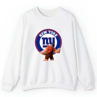 Wreckit Ralph X New York Giants Team X NFL X American Football Unisex Sweatshirt TAS6039