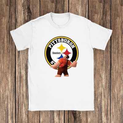 Wreckit Ralph X Pittsburgh Steelers Team X NFL X American Football Unisex T-Shirt TAT6041
