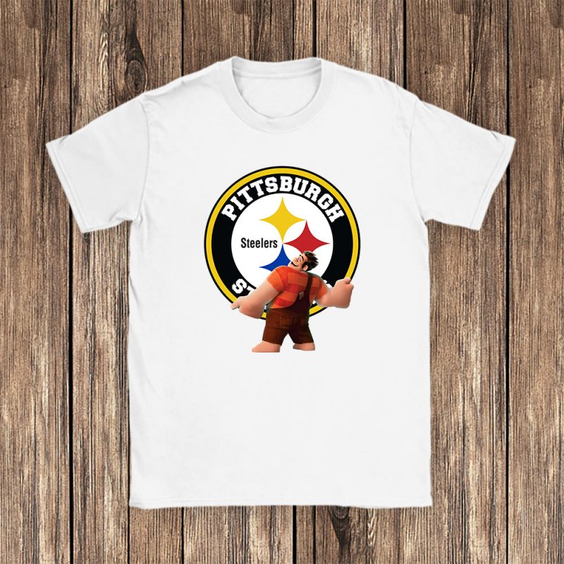 Wreckit Ralph X Pittsburgh Steelers Team X NFL X American Football Unisex T-Shirt TAT6041