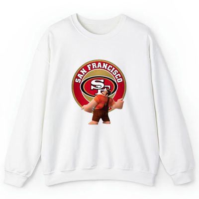 Wreckit Ralph X San Francisco 49ers Team X NFL X American Football Unisex Sweatshirt TAS6043