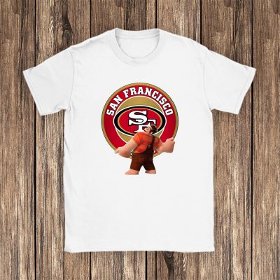 Wreckit Ralph X San Francisco 49ers Team X NFL X American Football Unisex T-Shirt TAT6043