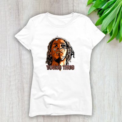 Young Thug American Rapper Thugga Jeffery Thugger Young Slime Lady T-Shirt Women Tee LTL7514