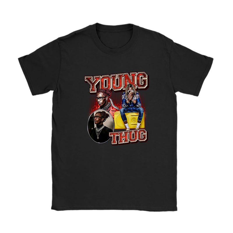 Young Thug American Rapper Thugga Jeffery Thugger Young Slime Unisex T-Shirt Cotton Tee TAT7511