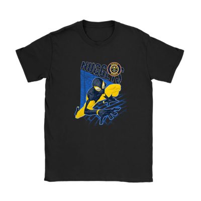 Spiderman NBA Denver Nuggets Unisex T-Shirt Cotton Tee TAT9885